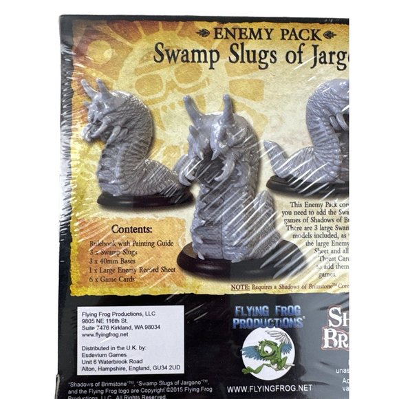 Shadows of Brimstone Swamp Slugs of Jargono Enemy Pack New Sealed - Picture 4 of 4